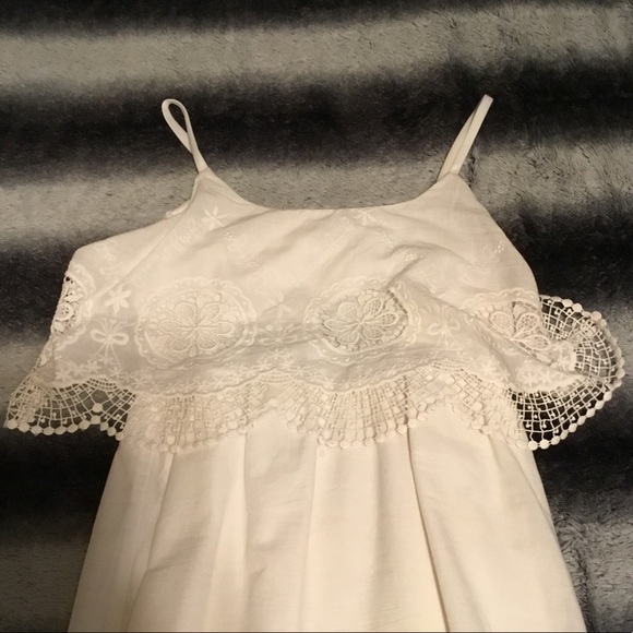 Charlotte Russe Embroidered Layered Flounce Dress - Picture 5 of 9